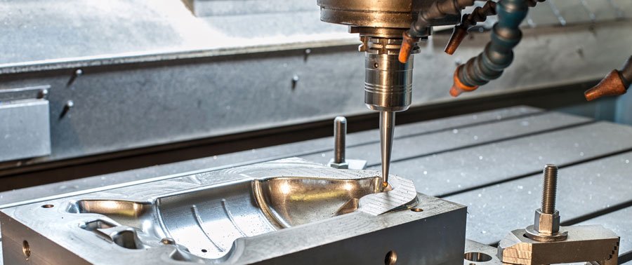 Aluminium die casting facility with industrial lighting