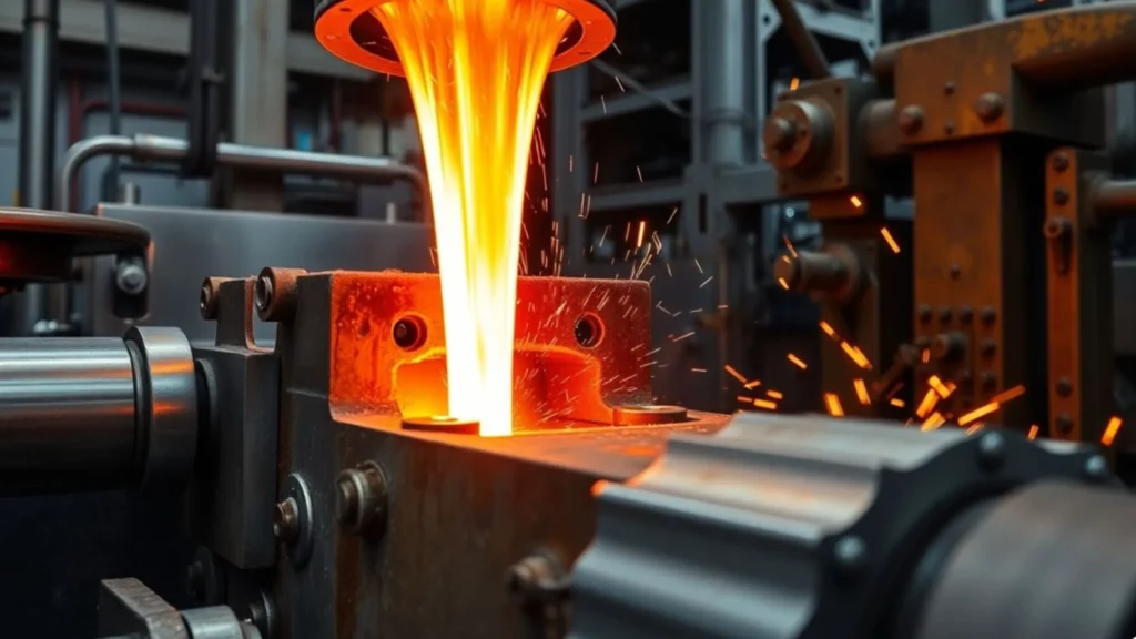 Aluminium die casting production floor