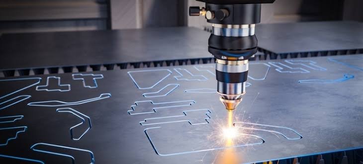 Plasma laser CNC industrial machine cutting steel