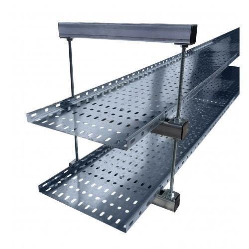 Cable tray and conduit brackets