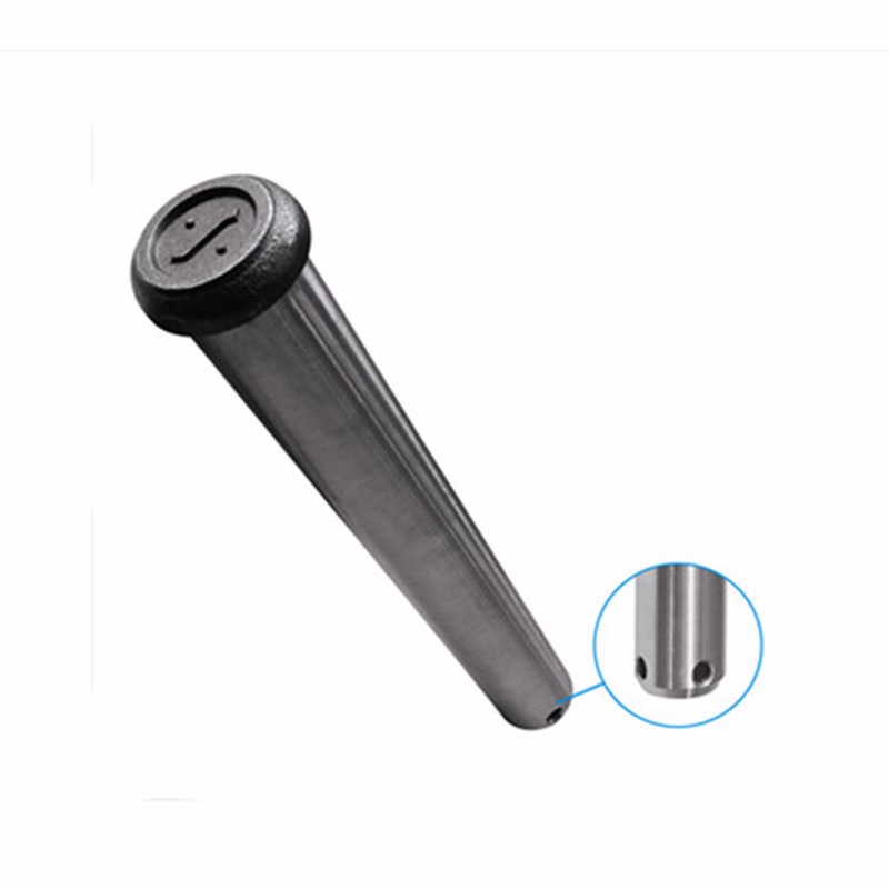 Coupler knuckle pin and machined railway steel component