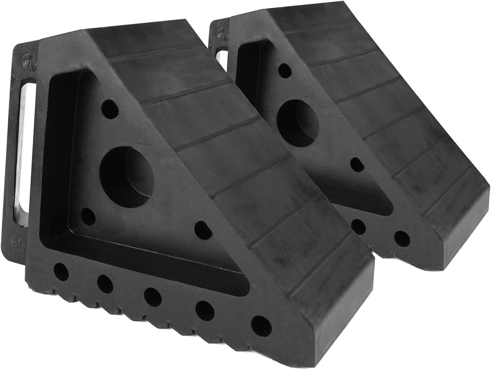 Railroad wheel chock safety component