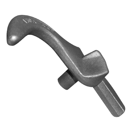 Railway knuckle coupler lower and upper type component