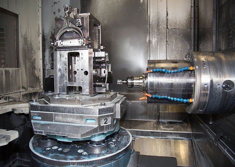 CNC machining in action