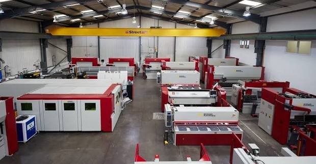 Working metal processing factory