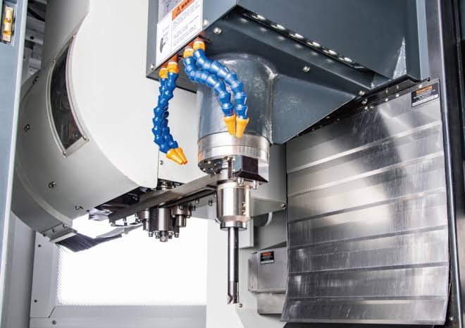 CNC machining in action