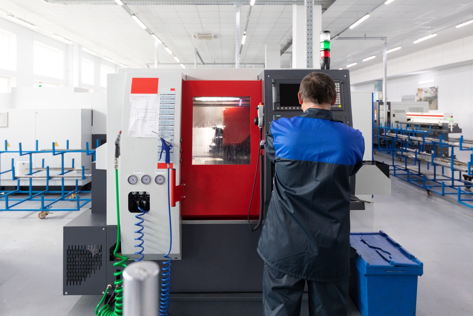 CNC machining aluminium component